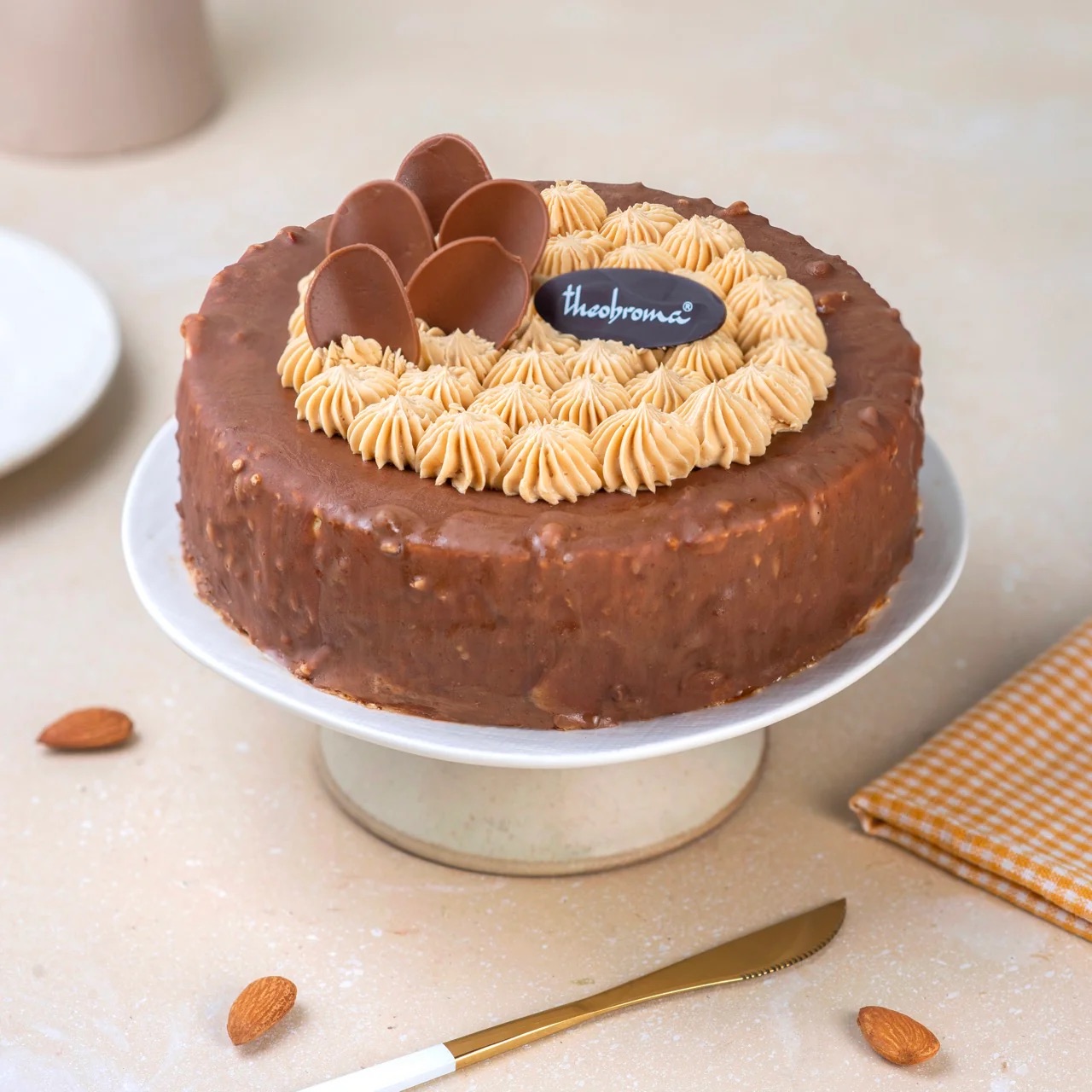 Almond Nougatine Cake